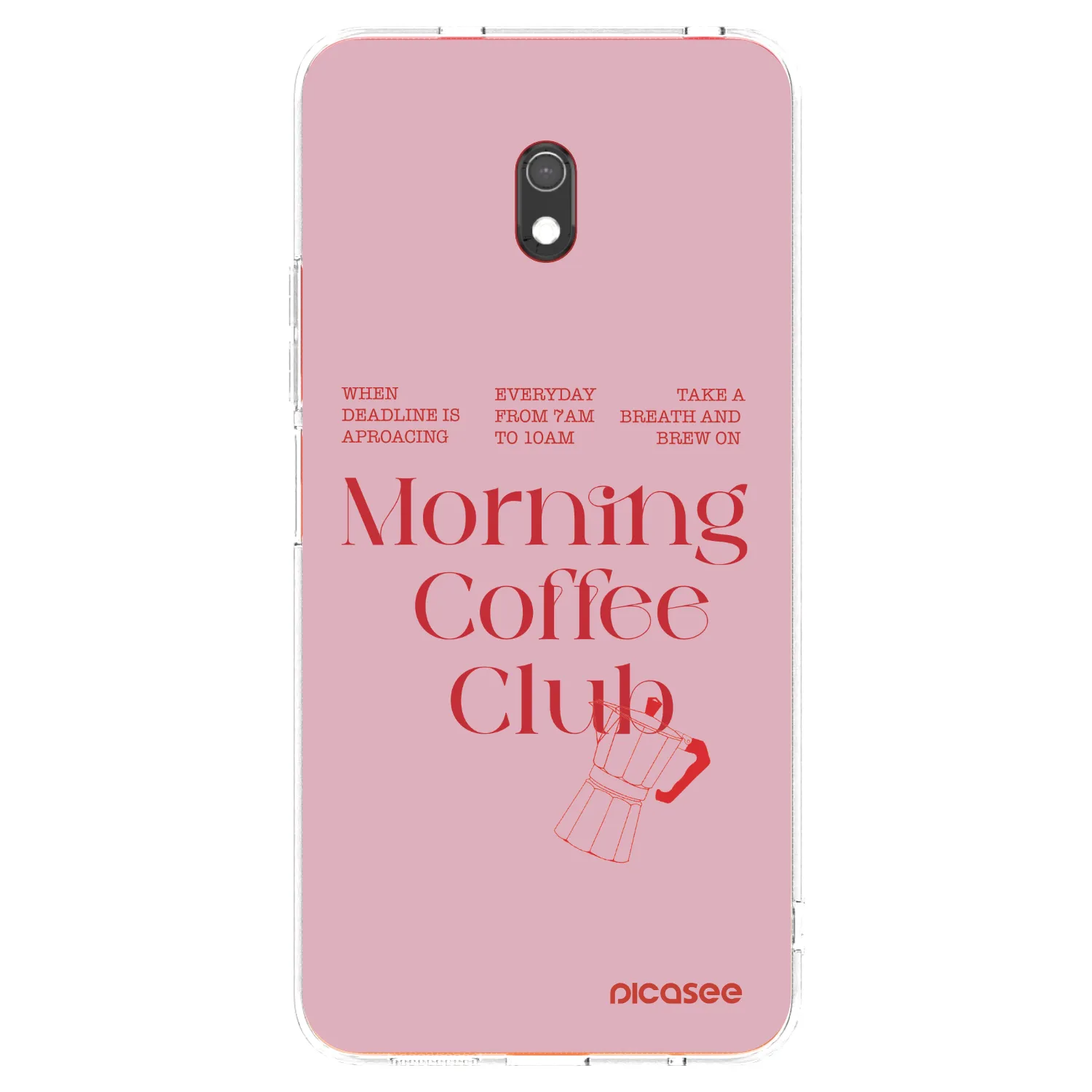 Picasee silikónový prehľadný obal pre Xiaomi Redmi 8A - Morning