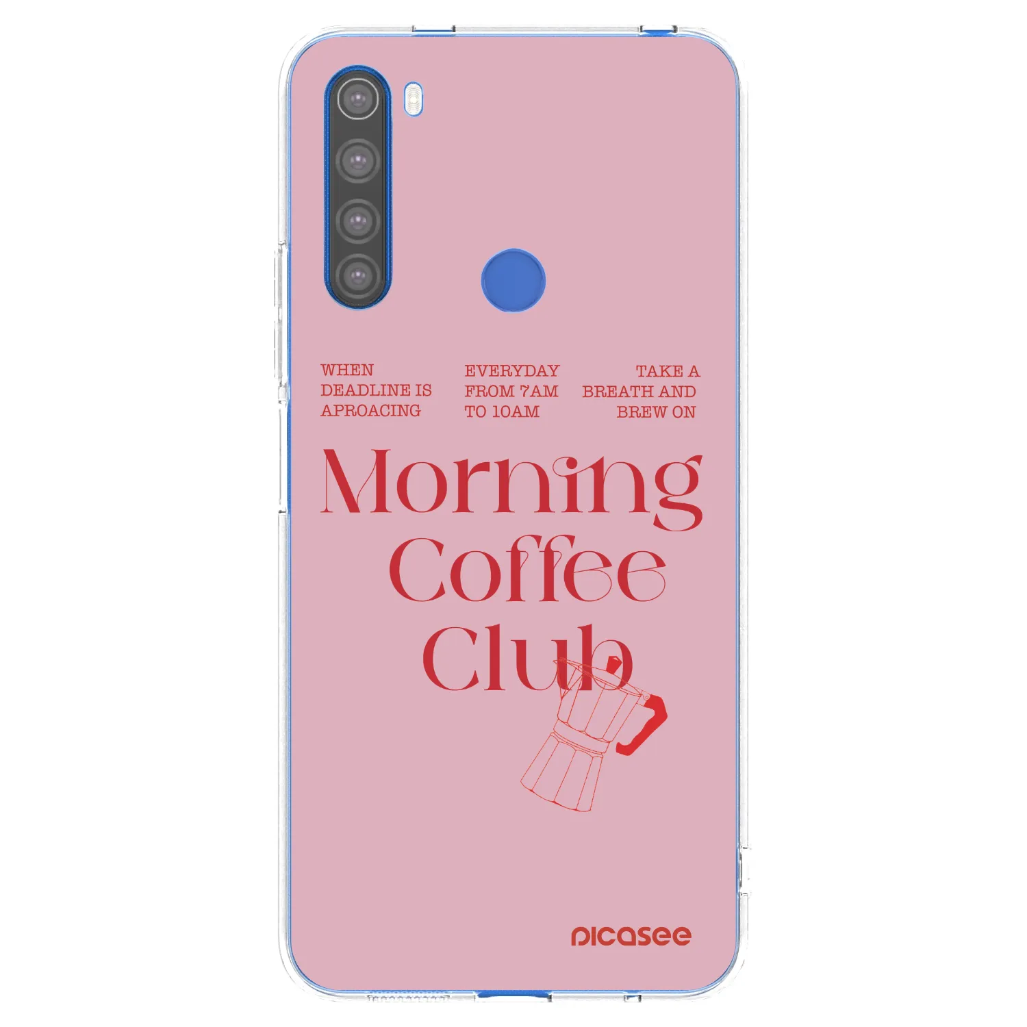 Picasee silikónový prehľadný obal pre Xiaomi Redmi Note 8T - Morning