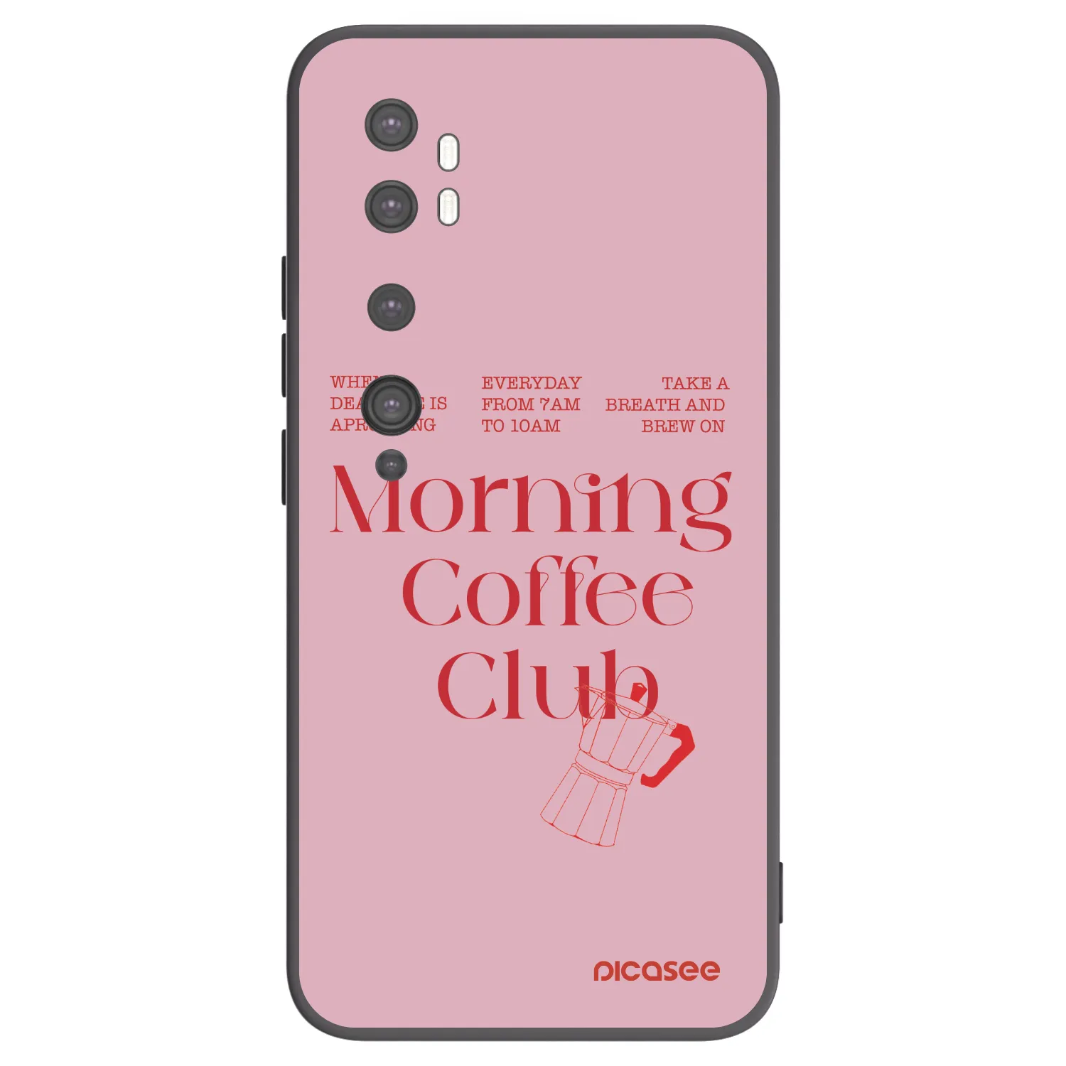 Picasee silikónový čierny obal pre Xiaomi Mi Note 10 (Pro) - Morning