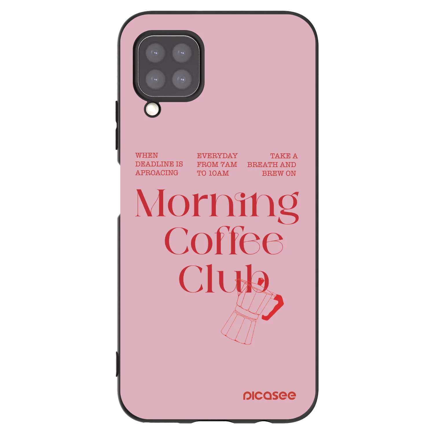 Picasee silikónový čierny obal pre Huawei P40 Lite - Morning