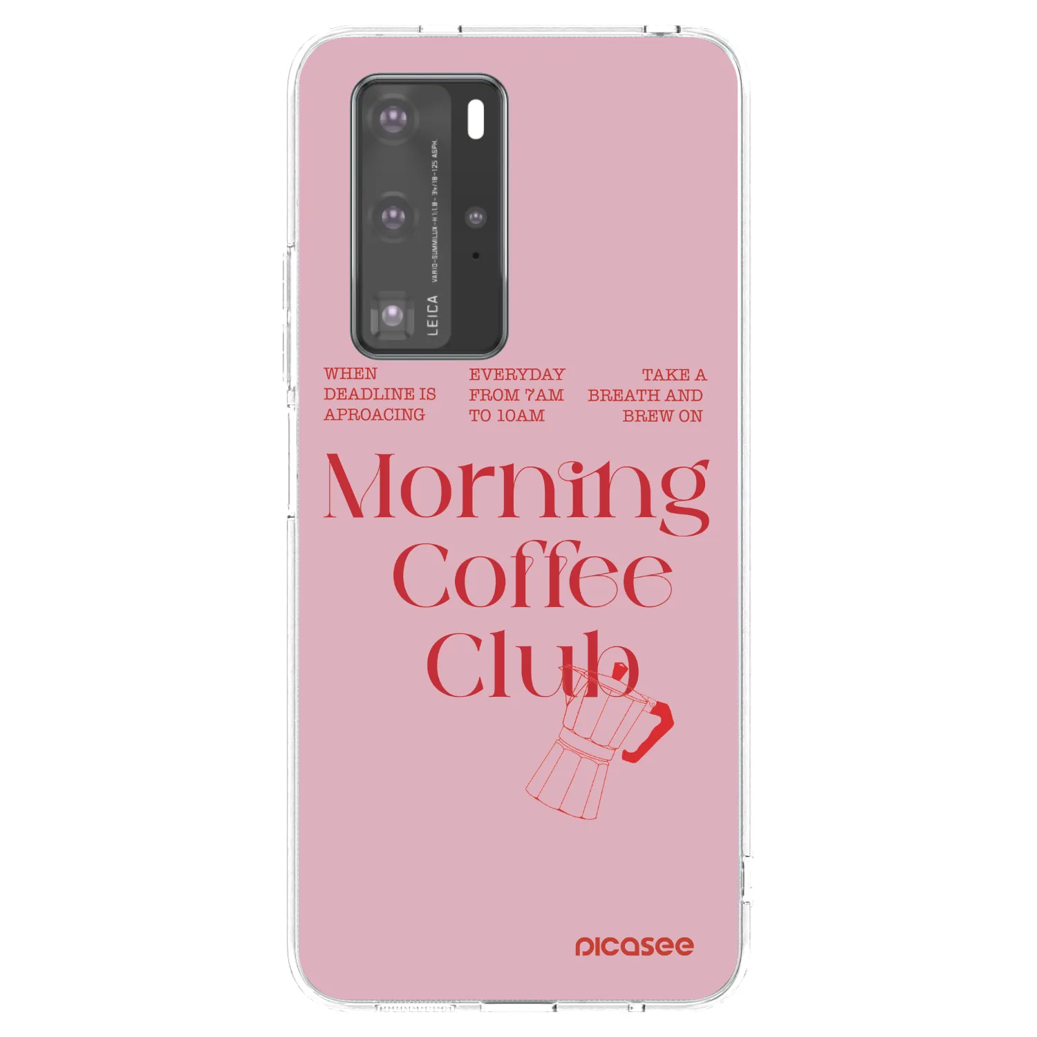 Picasee silikónový prehľadný obal pre Huawei P40 Pro - Morning