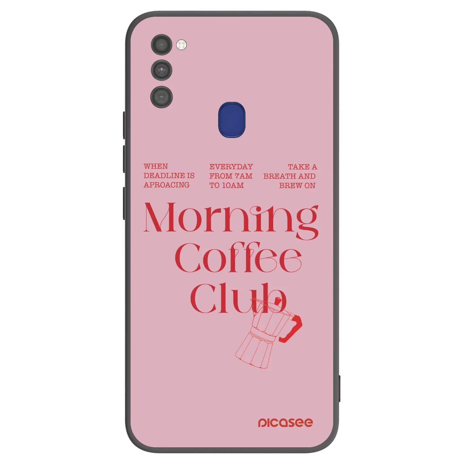 Picasee silikónový čierny obal pre Samsung Galaxy M21 M215F - Morning