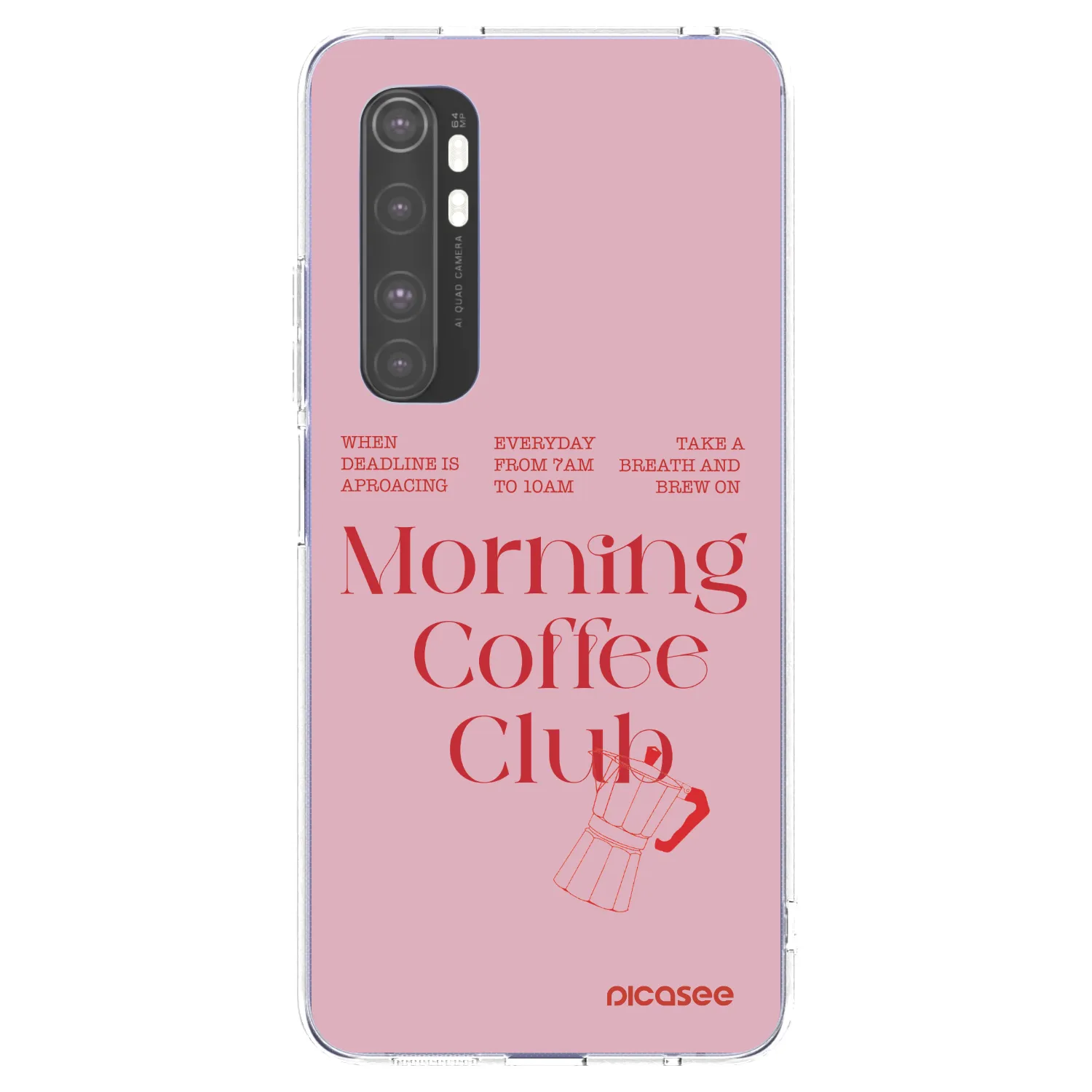 Picasee silikónový prehľadný obal pre Xiaomi Mi Note 10 Lite - Morning