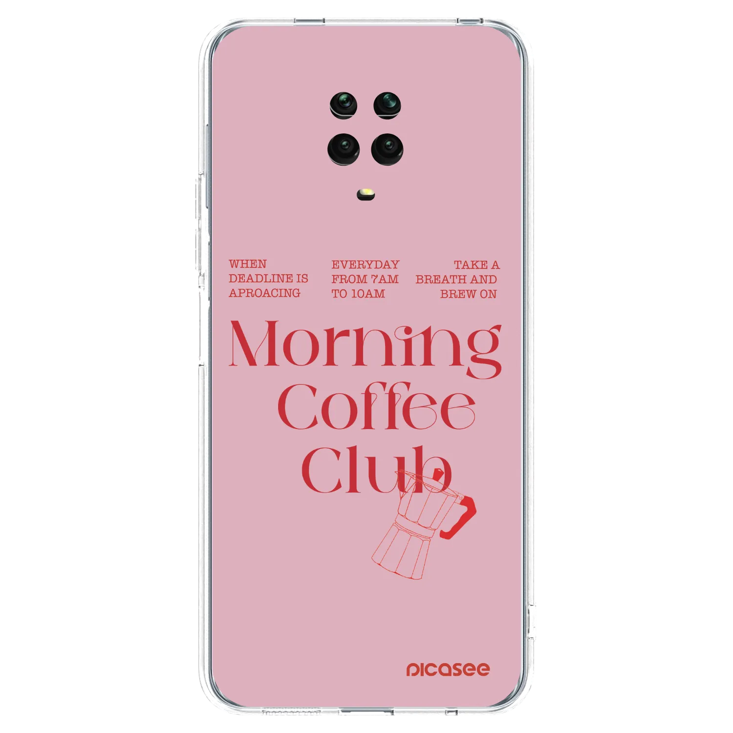 Picasee silikónový prehľadný obal pre Xiaomi Redmi Note 9S - Morning