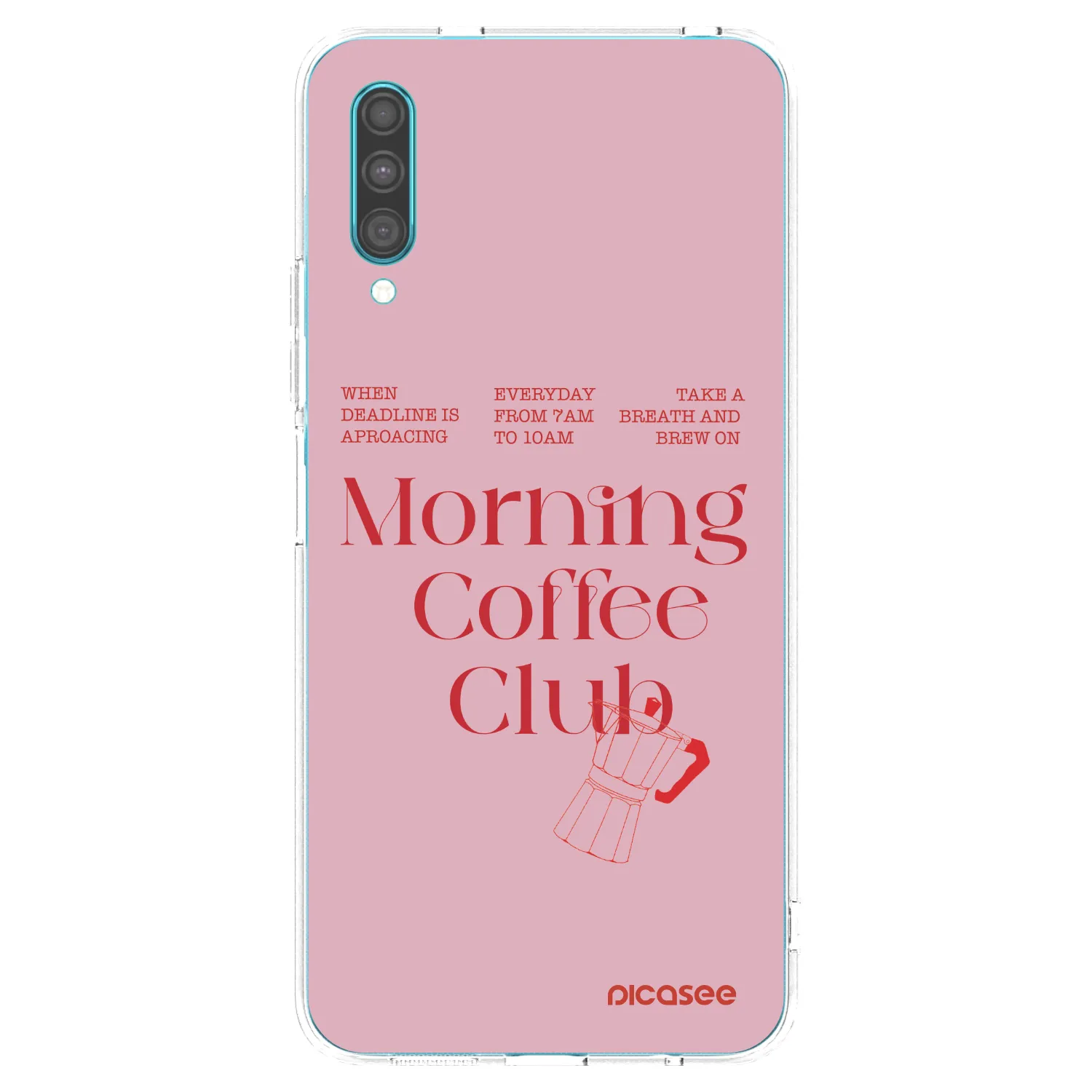 Picasee silikónový prehľadný obal pre Samsung Galaxy A30s A307F - Morning