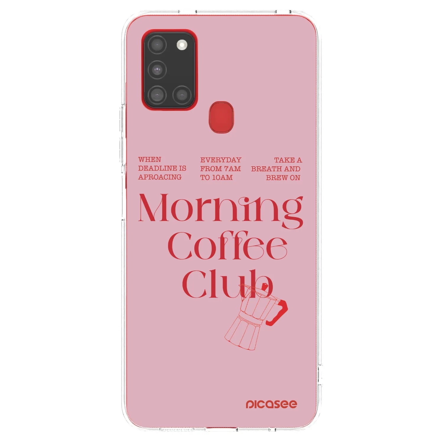 Picasee silikónový prehľadný obal pre Samsung Galaxy A21s - Morning