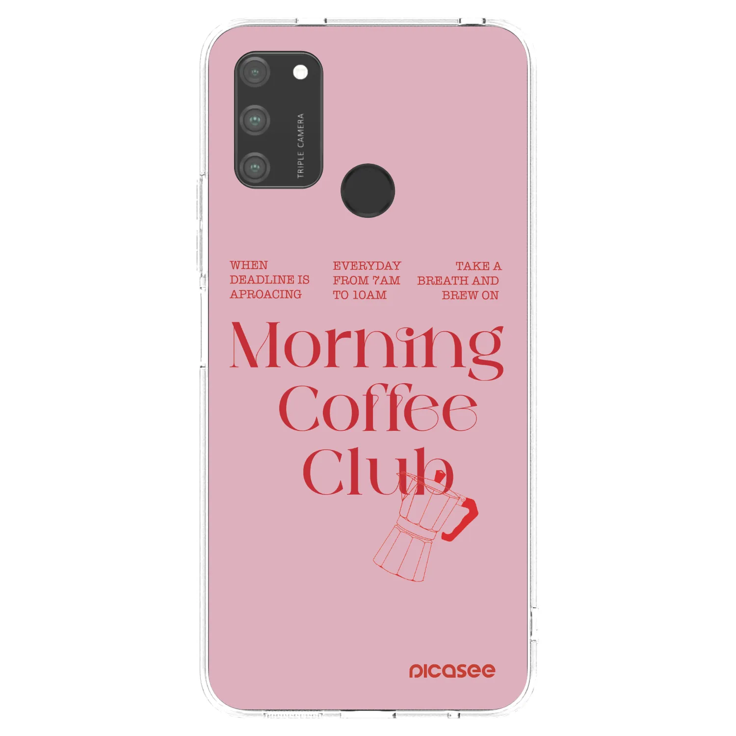Picasee silikónový prehľadný obal pre Honor 9A - Morning