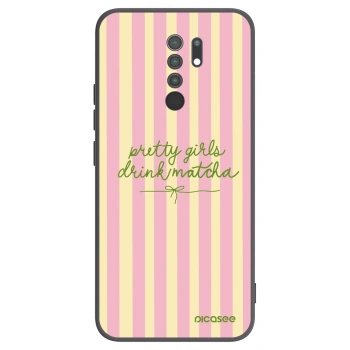 Picasee silikónový čierny obal pre Xiaomi Redmi 9 - Pretty matcha