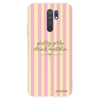Picasee silikónový prehľadný obal pre Xiaomi Redmi 9 - Pretty matcha