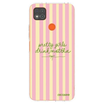 Picasee silikónový prehľadný obal pre Xiaomi Redmi 9C - Pretty matcha