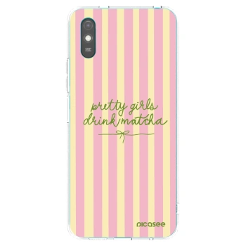 Picasee silikónový prehľadný obal pre Xiaomi Redmi 9A - Pretty matcha