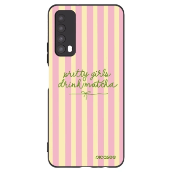 Picasee silikónový čierny obal pre Huawei P Smart 2021 - Pretty matcha