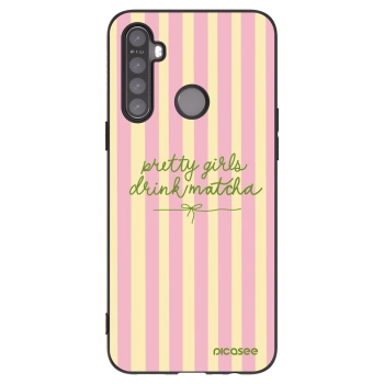 Picasee silikónový čierny obal pre Realme 6i - Pretty matcha