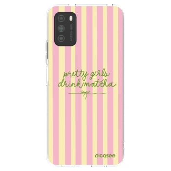 Picasee silikónový prehľadný obal pre Xiaomi Poco M3 - Pretty matcha