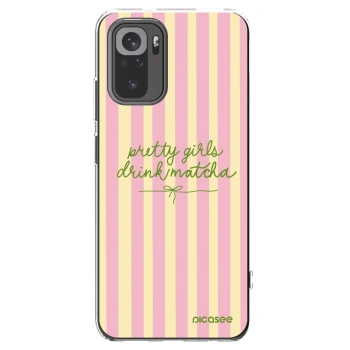 Picasee silikónový prehľadný obal pre Xiaomi Redmi Note 10S - Pretty matcha