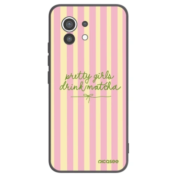 Picasee silikónový čierny obal pre Xiaomi Mi 11 - Pretty matcha