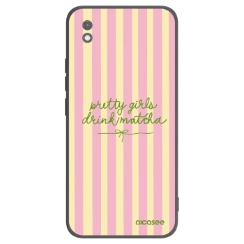 Picasee silikónový čierny obal pre Xiaomi Redmi 9AT - Pretty matcha