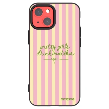 Picasee silikónový čierny obal pre Apple iPhone 13 mini - Pretty matcha