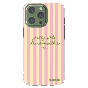 Picasee silikónový prehľadný obal pre Apple iPhone 13 Pro - Pretty matcha