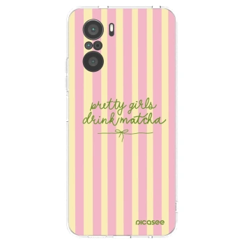 Picasee silikónový prehľadný obal pre Xiaomi Poco F3 - Pretty matcha