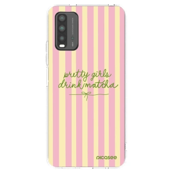 Picasee silikónový čierny obal pre Xiaomi Redmi 9T - Pretty matcha