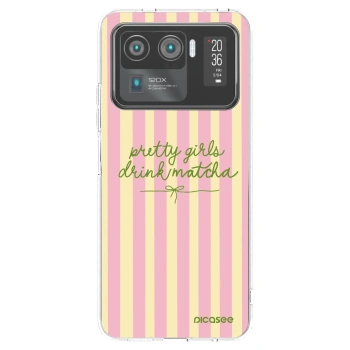 Picasee silikónový prehľadný obal pre Xiaomi Mi 11 Ultra - Pretty matcha