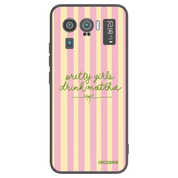 Picasee silikónový čierny obal pre Xiaomi Mi 11 Ultra - Pretty matcha