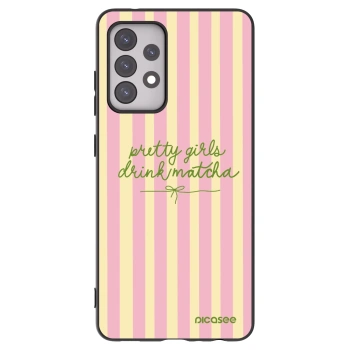 Picasee silikónový čierny obal pre Samsung Galaxy A52s 5G A528B - Pretty matcha