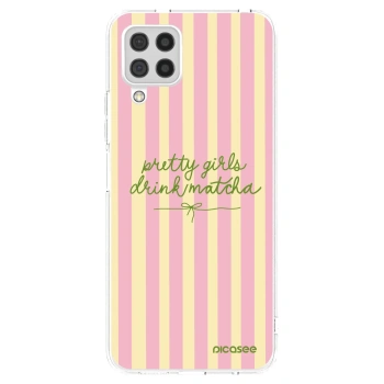 Picasee silikónový prehľadný obal pre Samsung Galaxy A22 A225F 4G - Pretty matcha