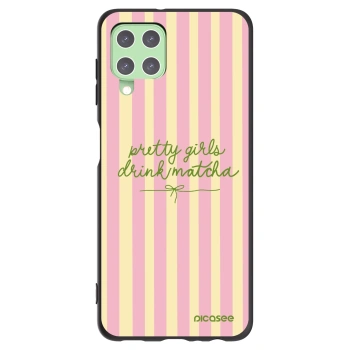Picasee silikónový čierny obal pre Samsung Galaxy A22 A225F 4G - Pretty matcha