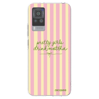 Picasee silikónový prehľadný obal pre Vivo X60 Pro 5G - Pretty matcha