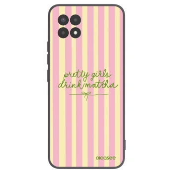 Picasee silikónový čierny obal pre Realme 8i - Pretty matcha