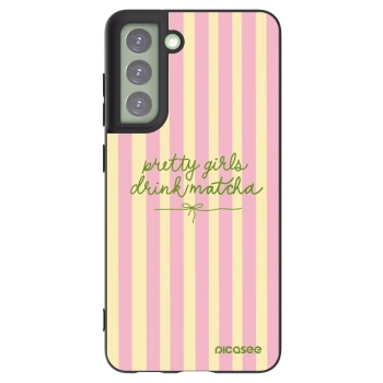 Picasee silikónový čierny obal pre Samsung Galaxy S21 FE 5G - Pretty matcha