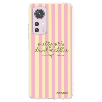 Picasee silikónový prehľadný obal pre Xiaomi 12 - Pretty matcha