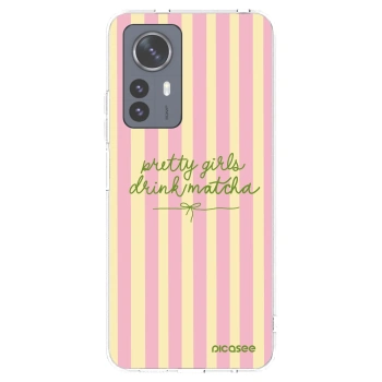 Picasee silikónový prehľadný obal pre Xiaomi 12 Pro - Pretty matcha