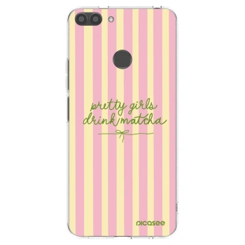Picasee silikónový prehľadný obal pre Huawei P Smart - Pretty matcha