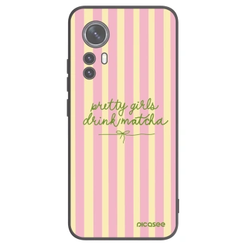 Picasee silikónový čierny obal pre Xiaomi 12X - Pretty matcha