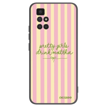 Picasee silikónový čierny obal pre Xiaomi Redmi 10 (2022) - Pretty matcha