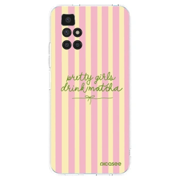 Picasee silikónový prehľadný obal pre Xiaomi Redmi 10 (2022) - Pretty matcha