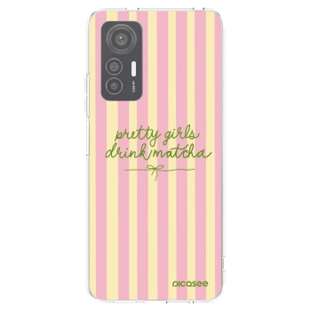 Picasee silikónový prehľadný obal pre Xiaomi 12 Lite - Pretty matcha