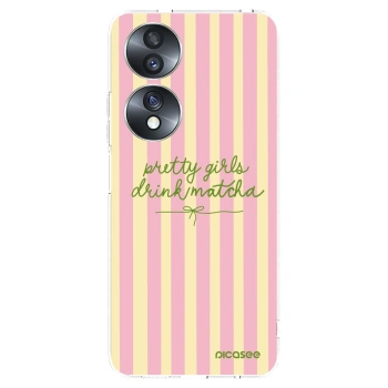 Picasee silikónový prehľadný obal pre Honor 70 - Pretty matcha