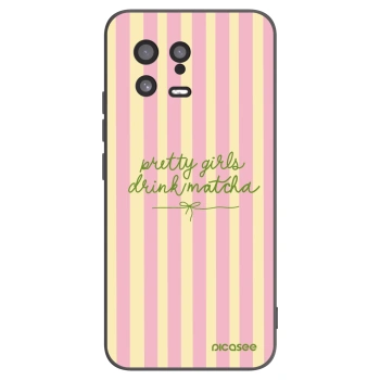 Picasee silikónový čierny obal pre Xiaomi 13 - Pretty matcha