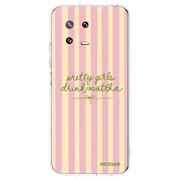 Picasee silikónový prehľadný obal pre Xiaomi 13 Pro - Pretty matcha