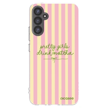 Picasee silikónový prehľadný obal pre Samsung Galaxy A34 5G A346B - Pretty matcha