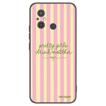 Picasee silikónový čierny obal pre Xiaomi Redmi 12C - Pretty matcha