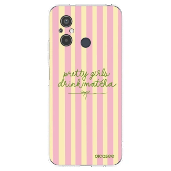Picasee silikónový prehľadný obal pre Xiaomi Redmi 12C - Pretty matcha