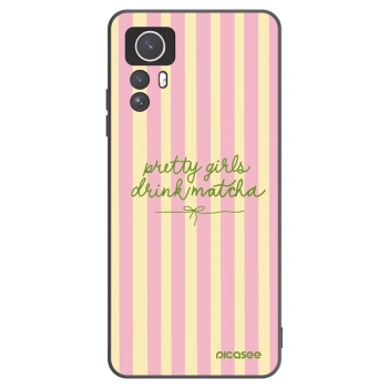 Picasee silikónový čierny obal pre Xiaomi Redmi Note 12S - Pretty matcha