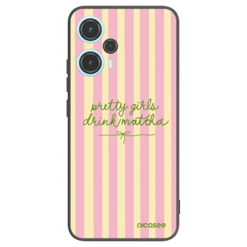 Picasee silikónový čierny obal pre Xiaomi Poco F5 - Pretty matcha