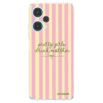 Picasee silikónový prehľadný obal pre Xiaomi Poco F5 - Pretty matcha