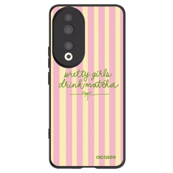 Picasee silikónový čierny obal pre Honor 90 5G - Pretty matcha